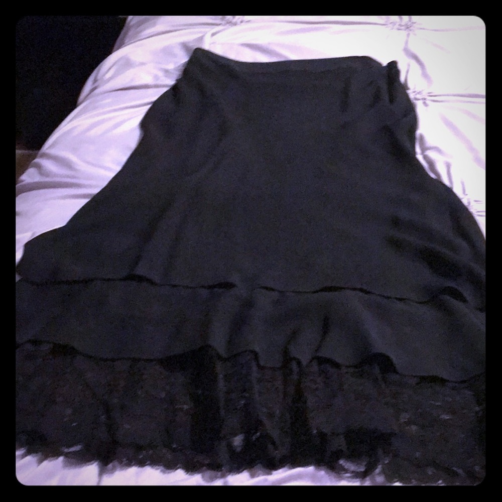 Carmen Marc Valvo Crepe skirt